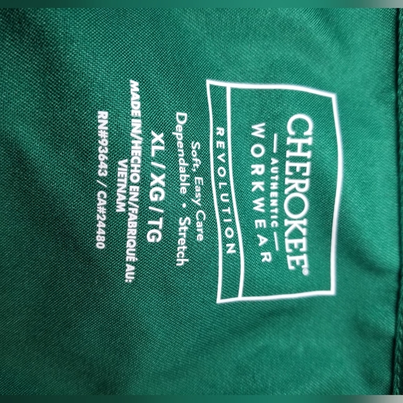 NWOT CHEROKEE REVOLUTION V NECK STRAIGHT LEG PULL ON CARGO SCRUBS SET - Picture 14 of 15